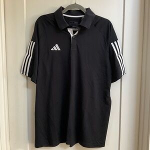 Adidas Black Polo. Men's LG